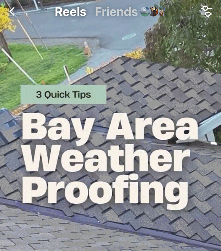 Instagram Reel video content for contractor social media marketing